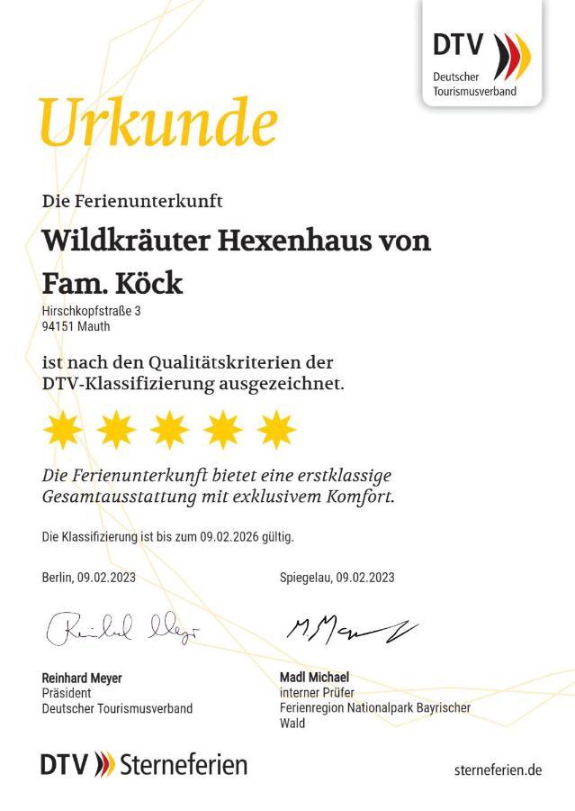 Wildkraeuter Hexenhaus Villa Mauth Buitenkant foto